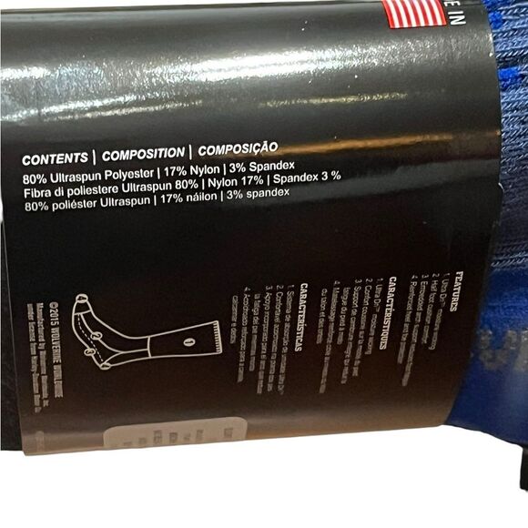 Harley-Davidson Striped Blue and Black Casual Socks - Picture 6 of 6